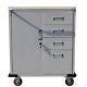 Rolling Storage Cabinet Chest Cart Garage Toolbox With 4 Drawers/ Rubber Wheels