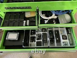 Rolling Storage Tool Cart Tech Cabinet Service Mobile Cart 4 Drawer Green