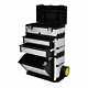Rolling Tool Box 3 Compartment Tools Storage Drawer Trolley Toolbox With Wheel