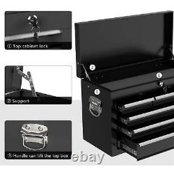 Rolling Tool Box 8-Drawer Steel Tool Chest & Cabinet with Wheels Workshop Garage