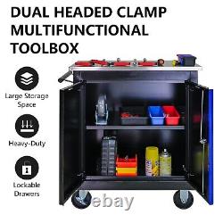 Rolling Tool Box Cart Tool Chest Tool Storage Cabinet Trolley Garage Repair Shop