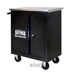 Rolling Tool Box Cart Tool Chest Tool Storage Cabinet Trolley Garage Repair Shop