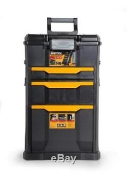 Rolling Tool Box Mobile Case Cart Chest Storage Wheels Drawer Bin Ball Bearing