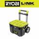 Rolling Tool Box Modular Storage System Impact Resistant Wide Telescoping Handle
