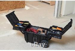 Rolling Tool Box Organizer Portable Workshop Cart Storage Bin Husky 25 in