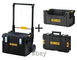 Rolling Tool Box Portable Modular Storage Toolbox Chest Organizer Case Tote Tray