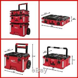 Rolling Tool Box Storage PACKOUT High Impact Durability Locking Chest Organizer