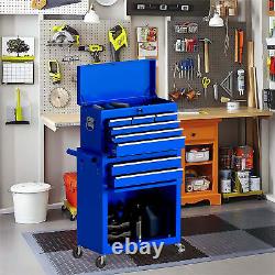Rolling Tool Box With Handle 8-Drawer Chest & Cabinet Workshop Warehouse Rustproof