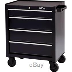Rolling Tool Box with Wheels Cart on Metal Roll Large Chest Garage Storage Tools