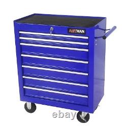 Rolling Tool Box withWheels Tool Cart Storage Organizer Cabinet Garage Lockable