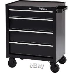 Rolling Tool Cabinet 4-Drawer Chest Storage Box Organizer with Ball-Bearing Slides