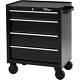 Rolling Tool Cabinet 4 Drawer With Ball Bearing Slides, 26w Rolling Storage New