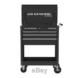 Rolling Tool Cabinet Box Steel Chest 4-Drawer Toolbox Mechanics Storage Drawer