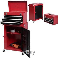Rolling Tool Cabinet Storage Chest Box Garage Toolbox Organizer Drawer Portable