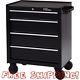 Rolling Tool Cabinet Storage Chest Box With Drawers Ball-bearing Slides, 26w