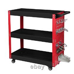 Rolling Tool Cart Detailing Utility Mechanic Storage Holders Trolley Organizer