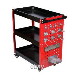 Rolling Tool Cart Detailing Utility Mechanic Storage Holders Trolley Organizer