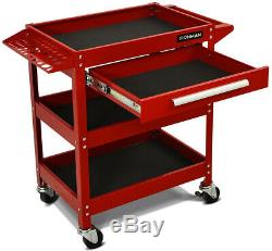 Rolling Tool Cart Storage Organizer Mechanic Cabinet With Drawer ToolBox