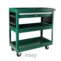 Rolling Tool Cart with Drawer Utility Cart Storage Organizer Mechanic Service Cart