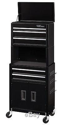 Rolling Tool Chest 20 Hyper Tough Upright Toolbox Cart Multiple Drawer Storage
