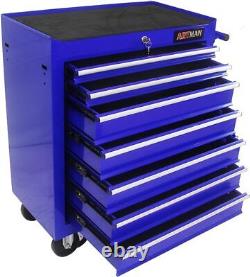 Rolling Tool Chest 7-Drawer Rolling Tool Box with Interlock System Garage Workshop