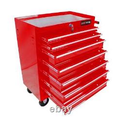 Rolling Tool Chest 7-Drawer Tool Box Tool Cart Mechanic Tool Storage Cabinet