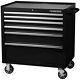 Rolling Tool Chest Cabinet Black Storage 6 Drawer X-large Bottom Ball Bearing