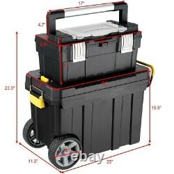 Rolling Tool Chest Portable Toolbox Mechanics Cabinet With Wheels Tools Storage