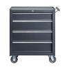 Rolling Tool Chest Tool Box With Handle / Drawers Lockable Tool Cabinet Black
