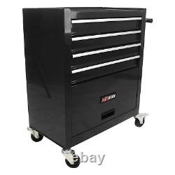 Rolling Tool Chest Tool Organizer Box With 4 Drawers & Wheels For Garage