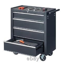 Rolling Tool Chest Tool Storage Tool Trolley Organizer with 4 Drawers for Garage