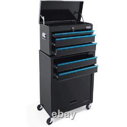 Rolling Tool Chest With5 Drawers Sliding Metal Drawer Rolling Tool Storage Cabinet
