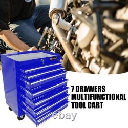 Rolling Tool Chest with 7-Drawers Tool Box Tool Cart Mechanic Tool Storage Cabinet