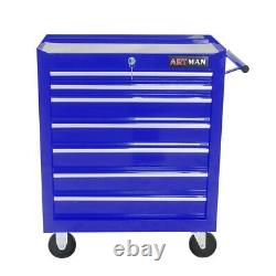 Rolling Tool Chest with 7-Drawers Tool Box Tool Cart Mechanic Tool Storage Cabinet