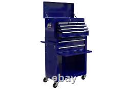 Rolling Tool Chest with 8-Drawer & Wheels Cabinet Metal Storage Tool Box Organizer