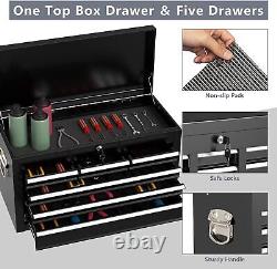 Rolling Tool Chest with Wheels 8-Drawer Storage Organizer 2 in 1 Tool Box Combo