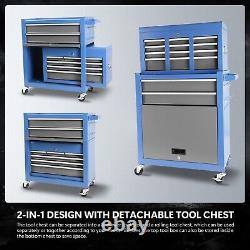 Rolling Tool Chest with Wheels 8 Drawers, Assembled Tool Cabinet Combo Workshop