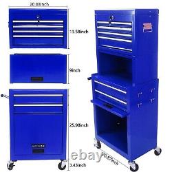 Rolling Tool Chest with Wheels Lockable 6 Drawer Tool Storage Cabinet Organizer