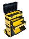 Rolling Tool Storage Box With Wheels Organizers Handle Garage Chest Cabinet