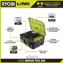 Ryobi Link Rolling Tool Box Link Medium Tool Box Medium Tool Box Storage System