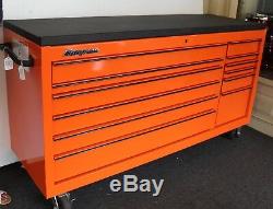 SNAP-ON KRA2432PKH7M 73 12-Drawer Double Bank Roll Cab, Tool Box, Workstation