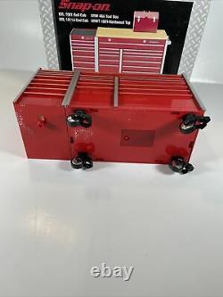 SNAP-ON Mini Micro Tool Box Roll Cab End Cab Secret KRL 1001 1001A Rare Red 10