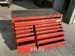 SNAP-ON Red Roll Cab Tool Box Chest (Model KRL761A) 12 Drawers