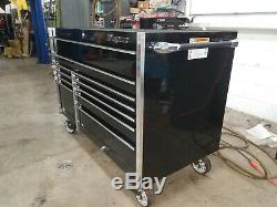 SNAPON TOOLBOX SNAP-ON TOOL BOX BLACK ROLLING CAB SHOP CHEST KRL7022CPC 54x28