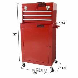 STALWART Rolling Portable Tool Box/Chest with Detachable Top FREE SHIPPING