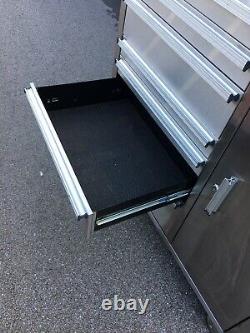 STEEL GLIDE Rolling Tool Chests With Key! Nice, 41.5x18x61