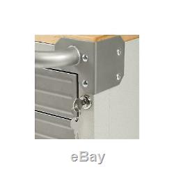 Seville Classics Heavy Duty XL 6-Drawer Rolling Cabinet Locking Steel Tool Box