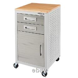 Seville Classics UltraHD 2-Drawer Rolling Storage Cabinet