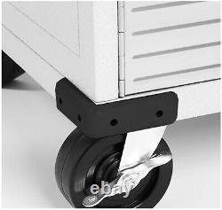 Seville Classics UltraHD 6-Drawer Rolling Cabinet Heavy Duty With Key Lock