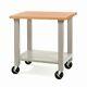 Seville Classics Ultrahd Mobile Workstation Rolling Work Table Bench Workbench